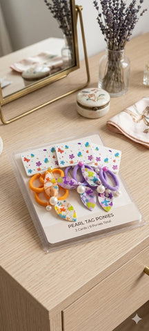 Pack of 3 Pearl Tag Ponies set