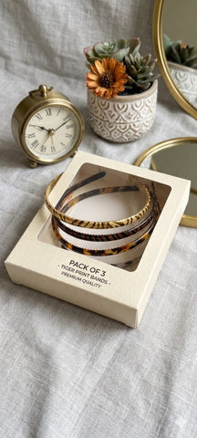 Pack of 3 Animal Print Headbands