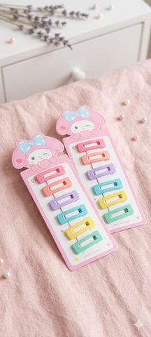 Pack of 2 My Melody Rectangle Hair Clips