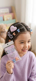 Pack of 2 Kawaii Heart + Star Clip Set – 5 Pcs Per Card