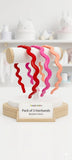 Pack of 3 Wavy Zigzag Headbands – Random Colors