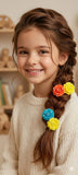 Pack of 3 Rose Flower Clips