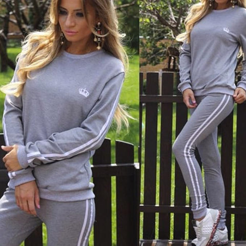 Double Strip Female Track Suit