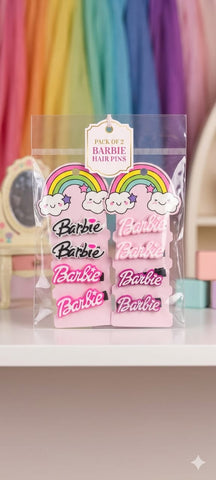Pack of 2 Barbie Hair Clip Set