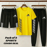 Pack of 3 Sports Combo Deal for Men
