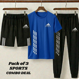 Pack of 3 Sports Combo Deal for Men