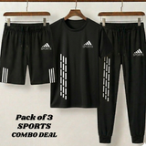 Pack of 3 Sports Combo Deal for Men