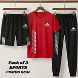 Pack of 3 Sports Combo Deal for Men