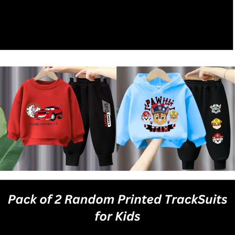 Pack of 2 Random Printed Track Suits For Kids