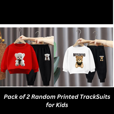 Pack of 2 Random Printed Track Suits For Kids