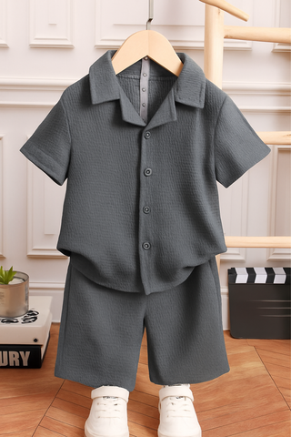Kids Grey Summer Suit