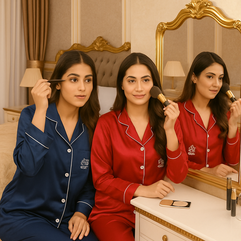 Pocket Logo Female Pj Set