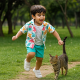 Kids Marine Life Summer Suit