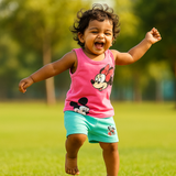 Buy 1 Get 1 Free M&M Short Printed Sando Suits for Girls