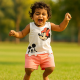 Buy 1 Get 1 Free M&M Short Printed Sando Suits for Girls