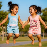 Buy 1 Get 1 Free Kitty Girl Sando Suits for Girls