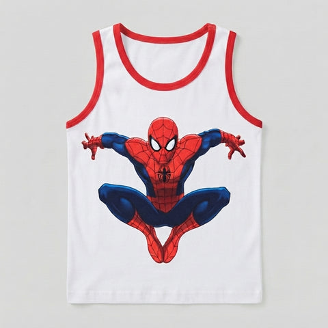 Premium Contrast Sando Tshirt For Kids