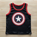 Premium Contrast Sando Tshirt For Kids