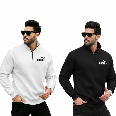Pack of 2 Zipper Sweatshirt (PU-MA)