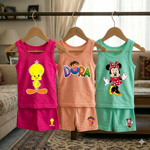 Pack of 3 Premium Sando Suits for Kids