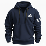 Half Zip Fleece Hoodie for Men