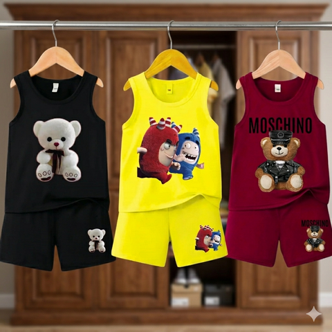 Pack of 3 Premium Sando Suits for Kids