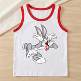 Premium Contrast Sando Tshirt For Kids
