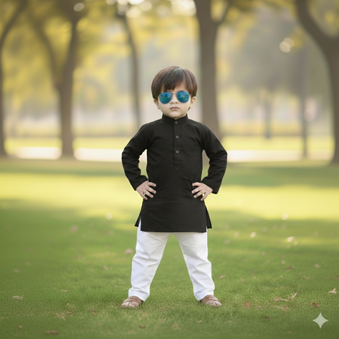 Radiance Festive Kurta Pajama Set For Kids