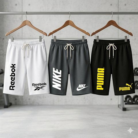 Pack of 3 Dri-Fit Printed Shorts for Men