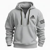 Half Zip Fleece Hoodie for Men