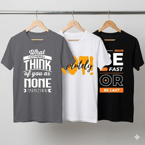 Pack of 3 Men's Half Sleeve Dri-Fit Tshirts