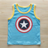 Premium Contrast Sando Tshirt For Kids