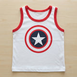 Premium Contrast Sando Tshirt For Kids
