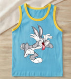 Premium Contrast Sando Tshirt For Kids