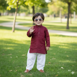 Radiance Festive Kurta Pajama Set For Kids
