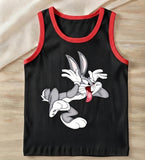 Premium Contrast Sando Tshirt For Kids