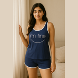 Comfy Short Suit with Tank Top for Women