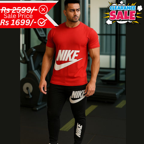 NI-KE Printed Track Suit for Men