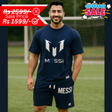 Loose Fit Contrast Summer Suit for Men