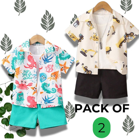 Pack of 2 Kids Casual Summer Suits