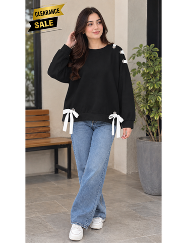 Grommet & Bow SweatShirt for Girls