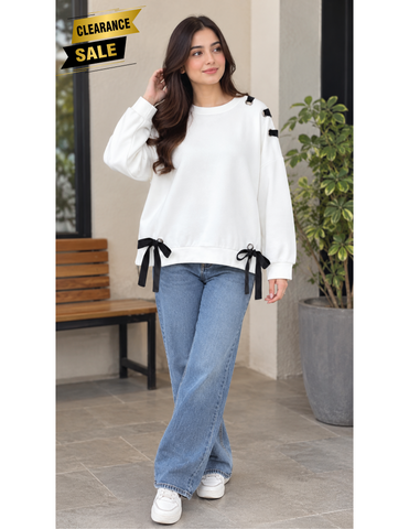 Grommet & Bow SweatShirt for Girls