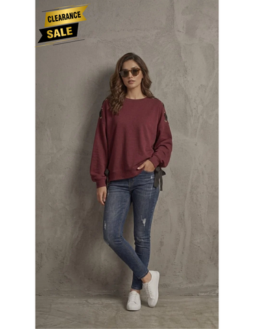 Grommet & Bow SweatShirt for Girls
