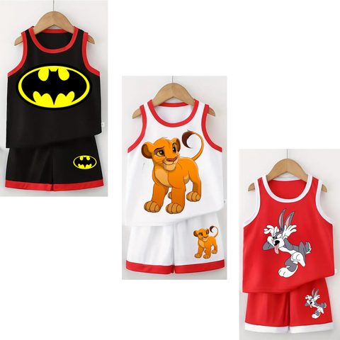 Pack of 3 Premium Sando Suits for Kids