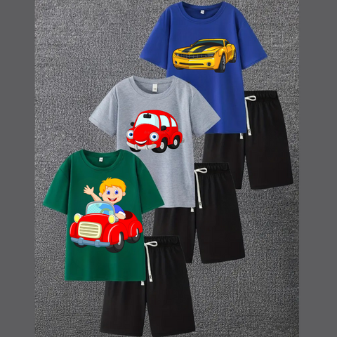 Pack of 3 Premium Summer Suits for Kids