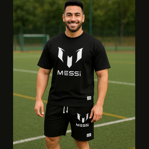 Loose Fit Contrast Summer Suit for Men