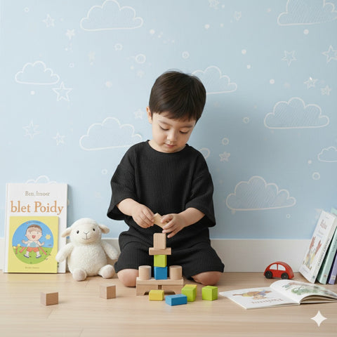 Premium Waffle Knit Co-Ord Set for Kids