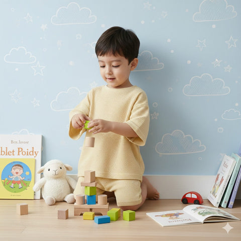 Premium Waffle Knit Co-Ord Set for Kids