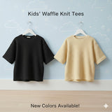 Pack of 3 Waffle Knit Half Sleeve Tshirts for Kids