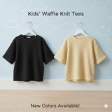Pack of 2 Waffle Knit Half Sleeve Tshirts for Kids